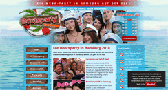 Desktop Screenshot of bootsparty-hamburg.de